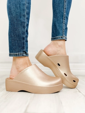 Yellowbox Zippy Clog in Blush Shimmer